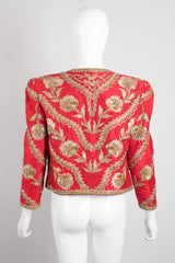 Jeanette for St. Martin Embellished Silk Bolero Jacket