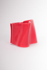 Bill Schiffer Freeform Plastic Art Cuff Bracelet