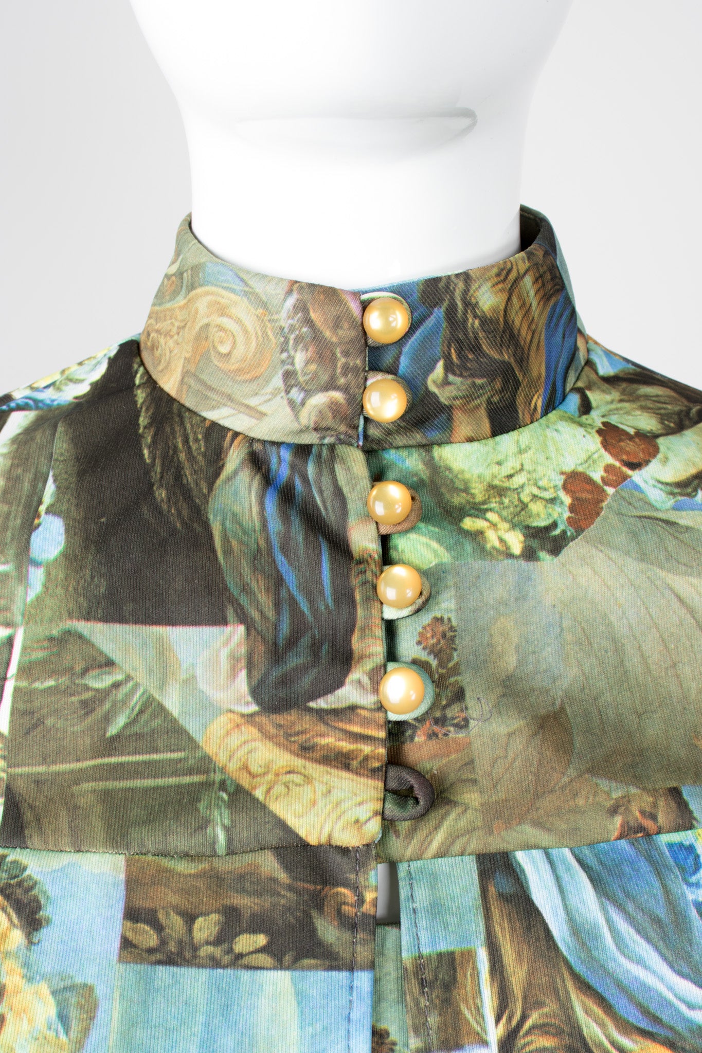 Pop Renaissance Painting Art Vintage Dress & Jacket Set