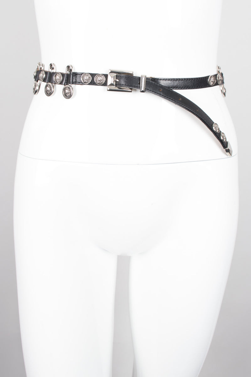 Streets Ahead Vintage Skinny Safety Pin Belt