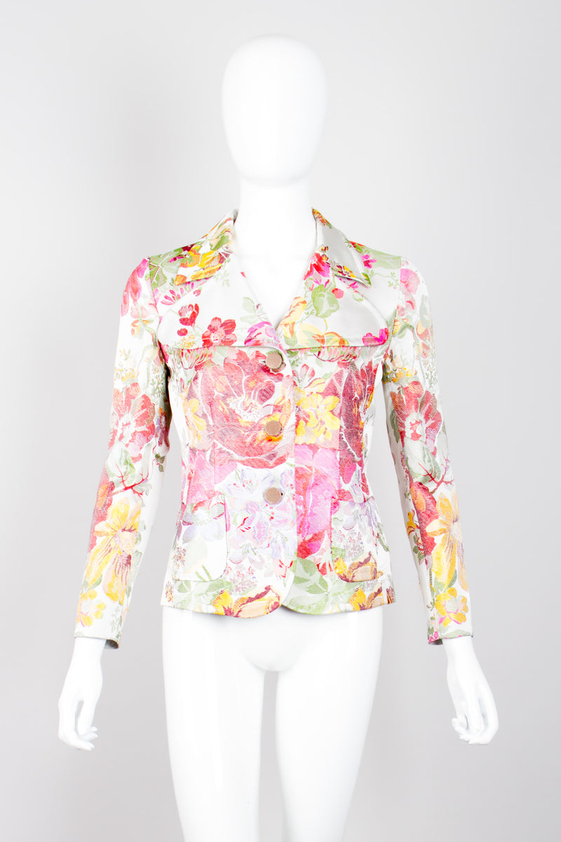 Miu Miu Spring Floral Brocade Jacket