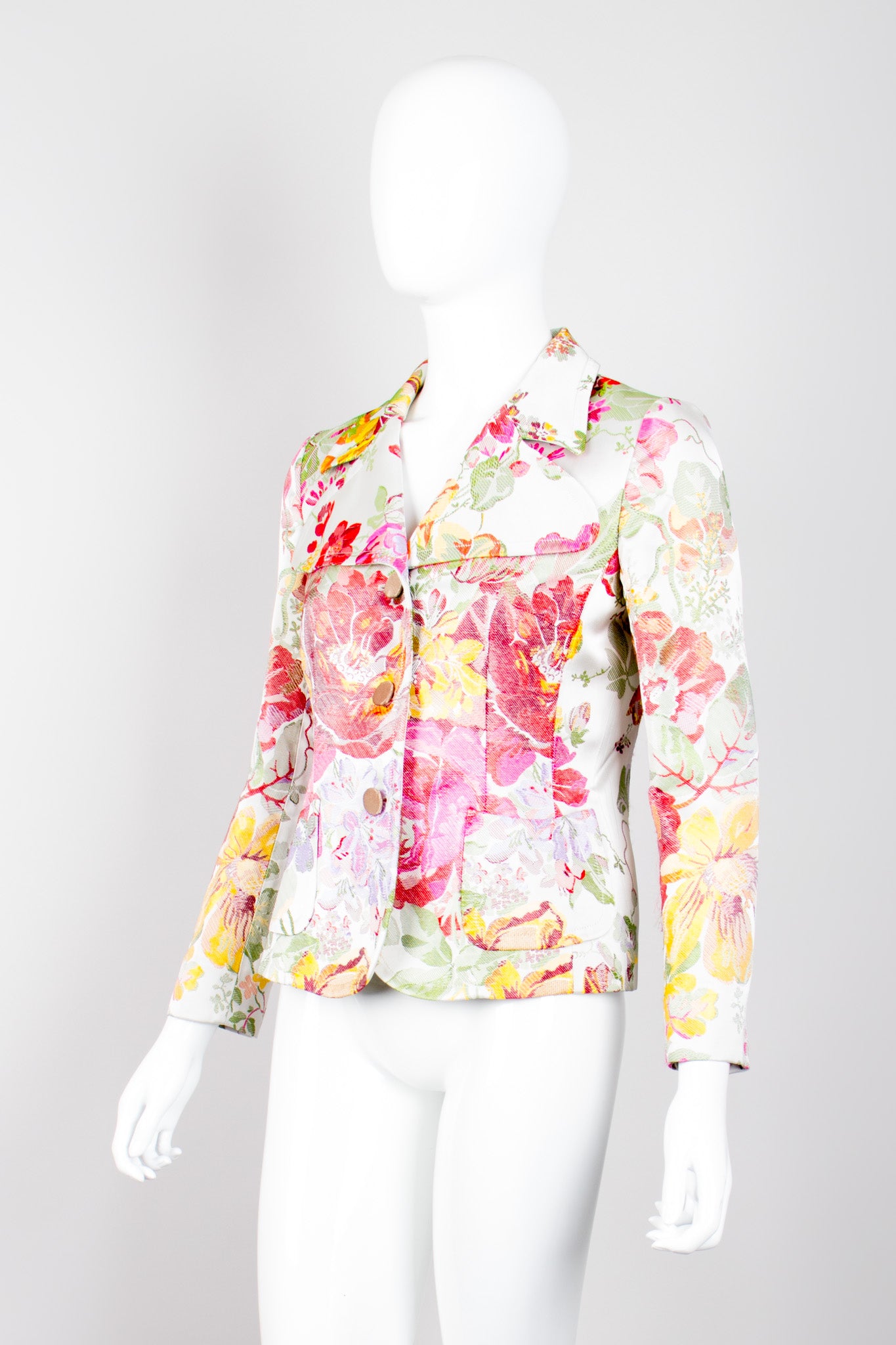 Miu Miu Spring Floral Brocade Jacket