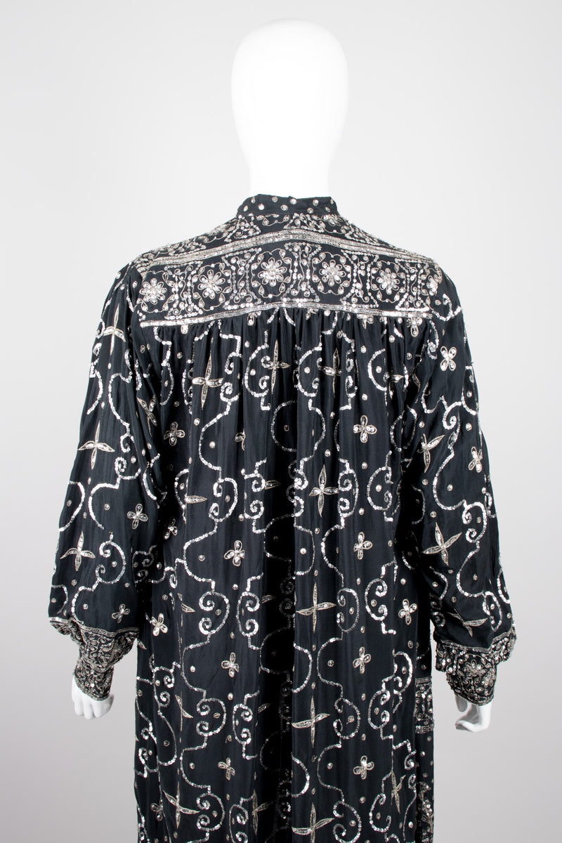 Sistermax Mixed Metallic Sequin Duster Jacket