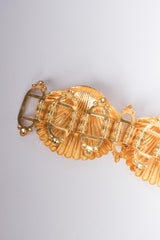 William De Lillo Vintage Golden Seashell Mermaid Belt