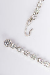 Rhinestone Necktie Vintage Necklace